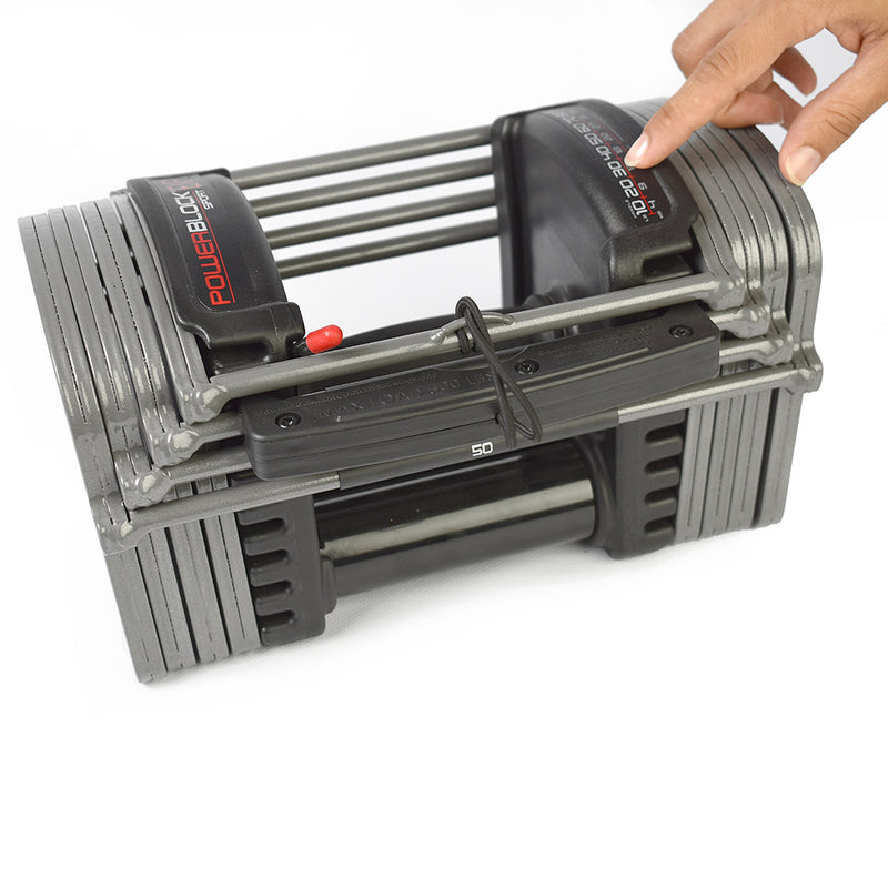 PowerBlock 50 ダンベル(1) PowerBlock – Sport EXP Set, 5-50 lb. – Fitness Warehouse USA