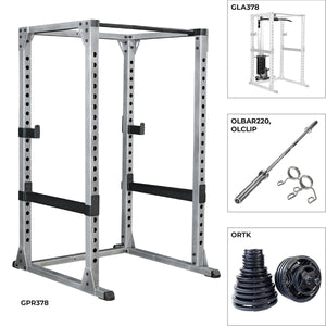 Pacote de Power Rack Corporal Sólido GPR378PD