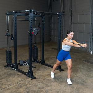 Body-Solid Functional Trainer Attachment with Weight Stacks GPRFTS