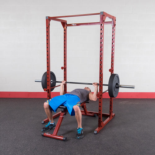 Powerline by Body-Solid Adjustable Power Rack for Weightlifting and  Strength Training