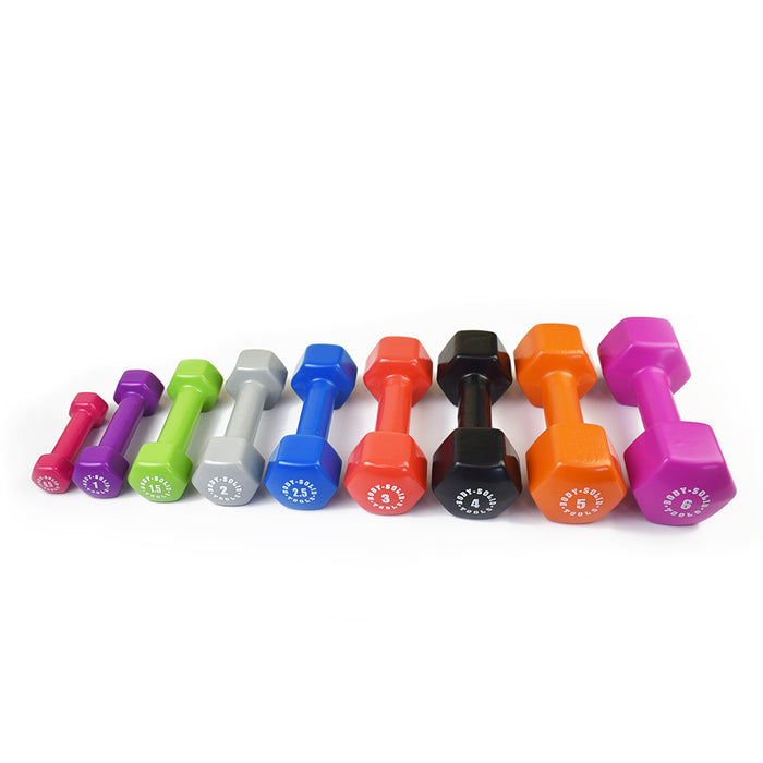 Body-Solid Tools Vinyl Dumbbells BSTVDK