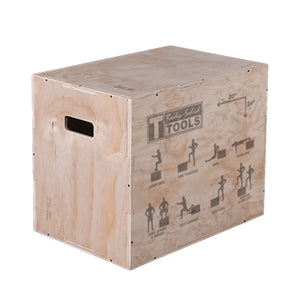 Body-Solid Tools Caja pliométrica de madera 3 en 1 BSTWPBOX