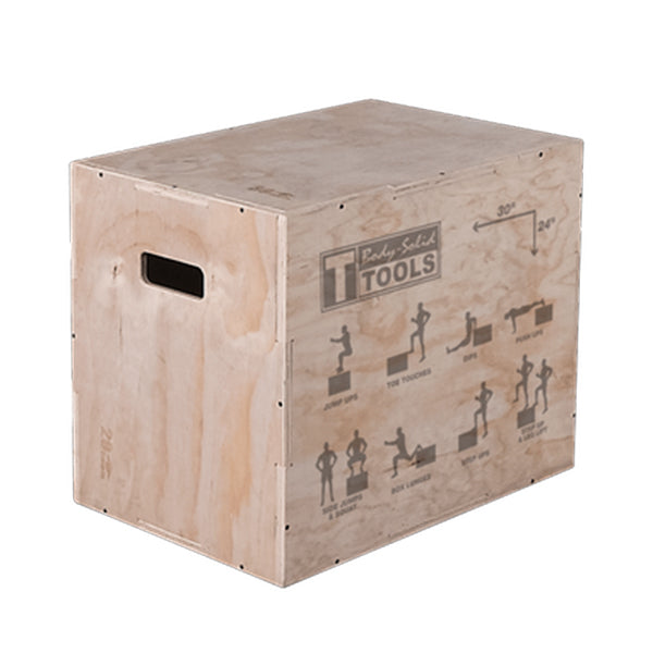 Ferramentas sólidas de corpo 3 em 1 caixa de compensado de madeira BSTWPBOX