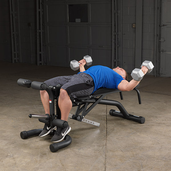 Body Solid Olympic Leverage Flat Incline Decline Bench FID46