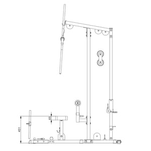 Body-Solid Pro Lat Machine  GLM83