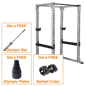 Body-Solid Power Rack GPR378 + FREE Olympic Bar, Olympic Plates & Barbell Collar