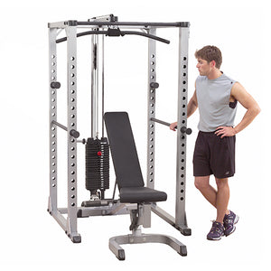 Power Rack de cuerpo sólido con banco GPR378FB