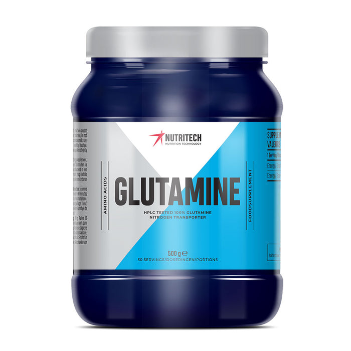 Nutritech L-Glutamine powder 500g NTGLU500