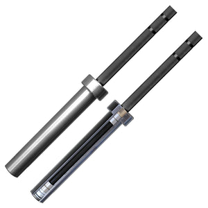 Barra olímpica sólida com rolamentos de agulha 220 cm (eixo: 28 mm) OB220MA