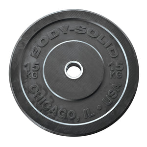Body-Solid Chicago Extreme Bumper Plates Set OBPXBKP100