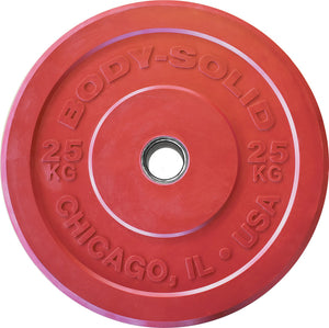 Body-Solid Chicago Extreme Bumper Plates OBPXCK