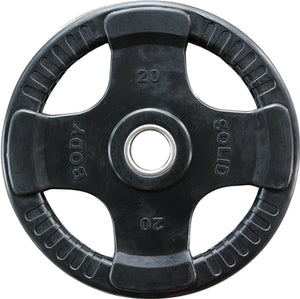 Body-Solid Rubber 4 Grip Olympic Plates ORTK