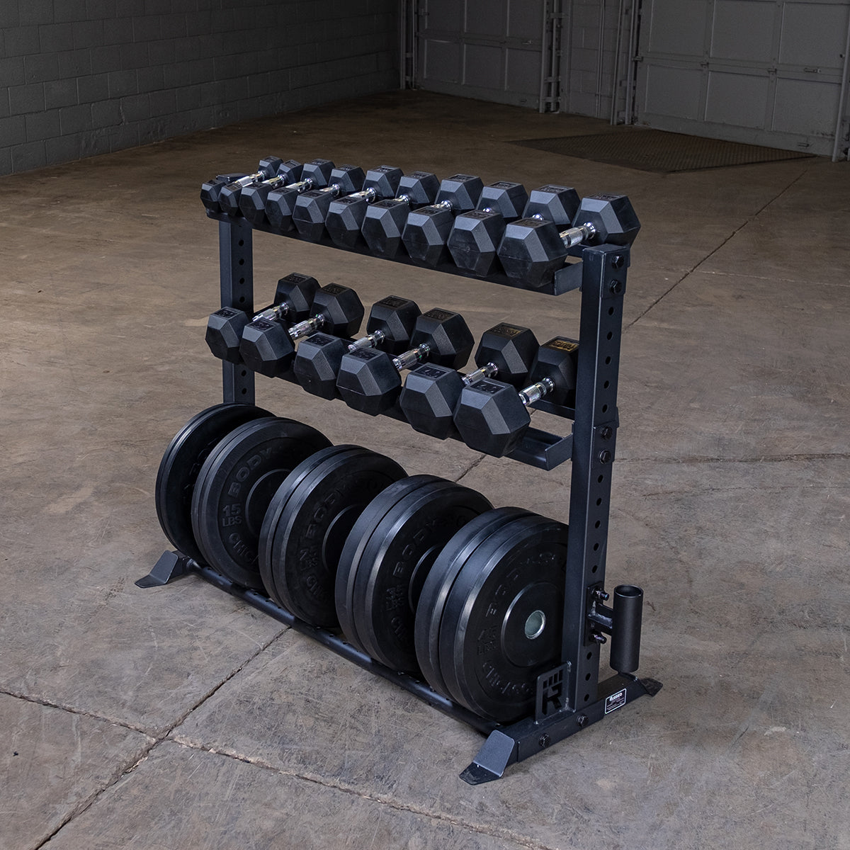 Dumbbell and weight plate rack 2025
