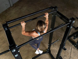 Pro Clubline Half Rack Attachment Dual Chin Bar SPRDCB
