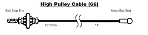 Body-Solid G3S - High pulley cable  (#66)