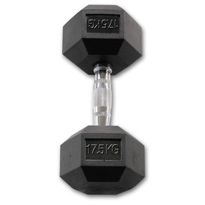 Body-Solid Rubber Coated Hex Dumbbell HEXRU