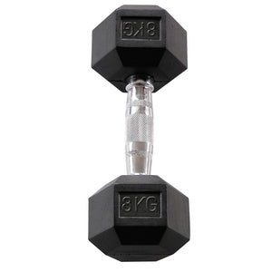 Body-Solid Rubber Coated Hex Dumbbell HEXRU